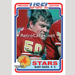 1983T Bart Oates Philadelphia Stars