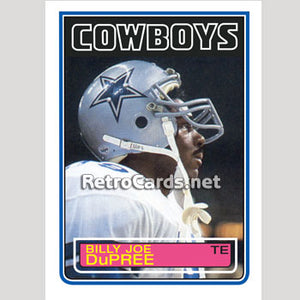 1983T Billy Joe DuPree Dallas Cowboys
