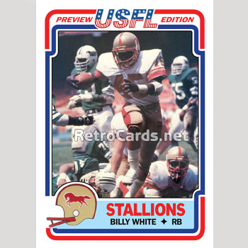 1983T Billy White Birmingham Stallions