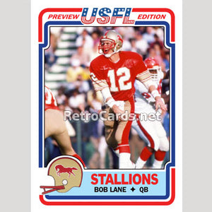 1983T Bob Lane Birmingham Stallions