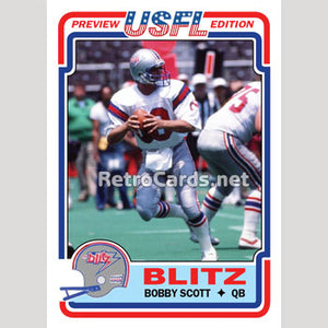 1983T Bobby Scott Chicago Blitz