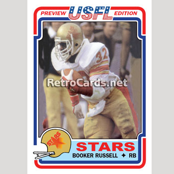1983T Booker Russell Philadelphia Stars