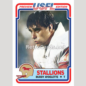 1983T Buddy Aydelette Birmingham Stallions