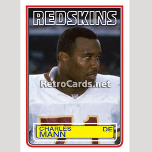 1983T Charles Mann Washington Redskins