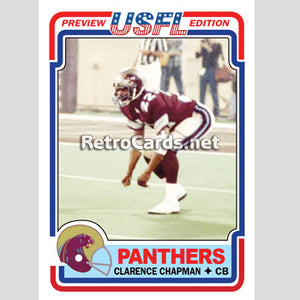 1983T Clarence Chapman Michigan Panthers