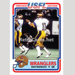 1983T Dan Manucci Arizona Wranglers