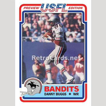 1983T Danny Buggs Tampa Bay Bandits