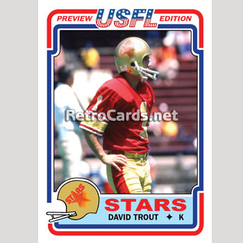 1983T David Trout Philadelphia Stars