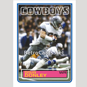 1983T Doug Donley Dallas Cowboys