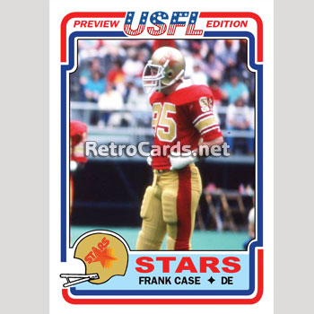 1983T Frank Case Philadelphia Stars