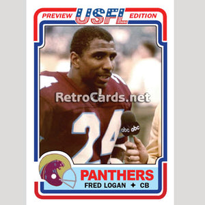 1983T Fred Logan Michigan Panthers