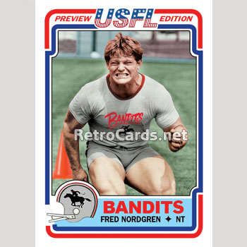 1983T Fred Nordgren Tampa Bay Bandits