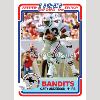 Gary Anderson – RB Tampa Bay Bandits