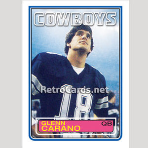 1983T Glenn Carano Dallas Cowboys