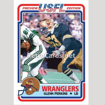 1983T Glenn Perkins Arizona Wranglers