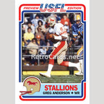 1983T Greg Anderson Birmingham Stallions