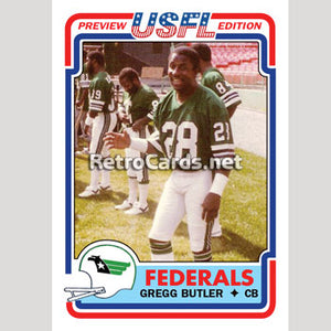 1983T Gregg Butler Washington Federals