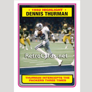 1983T Dennis Thurman HL Dallas Cowboys