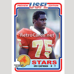 1983T Irv Eatman Philadelphia Stars