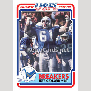 1983T Jeff Gaylord Boston Breakers
