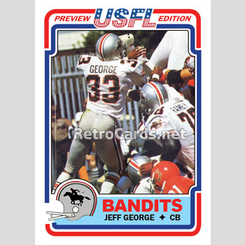 1983T Jeff George Tampa Bay Bandits
