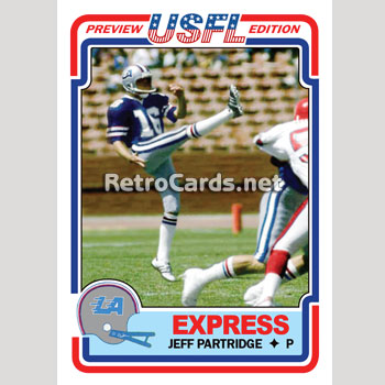 1983T Jeff Partridge Los Angeles Express
