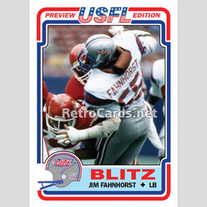 1983T Jim Fahnhorst Chicago Blitz