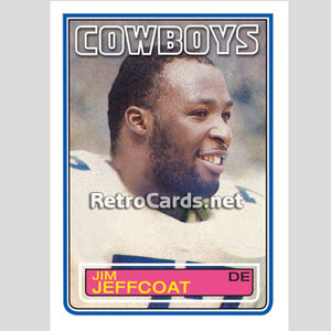 1983T Jim Jeffcoat Dallas Cowboys