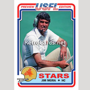 1983T Jim Mora Philadelphia Stars