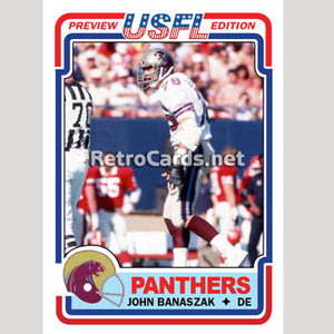 1983T John Banaszak Michigan Panthers