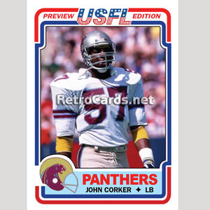 1983T John Corker Michigan Panthers