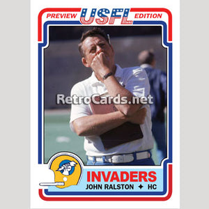 1983T John Ralston Oakland Invaders