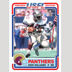 1983T John Williams Michigan Panthers