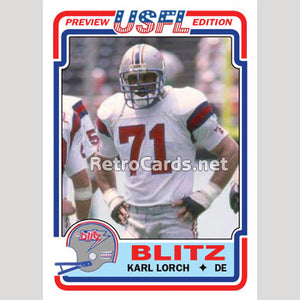 1983T Karl Lorch Chicago Blitz