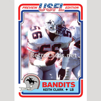 1983T Keith Clark Tampa Bay Bandits