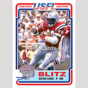 1983T Kevin Long Chicago Blitz