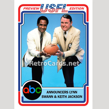 1983T Announcers Lynn Swann & Keith Jackson