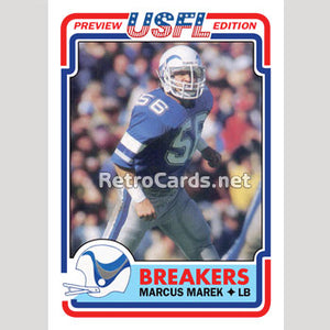 1983T Marcus Marek Boston Breakers
