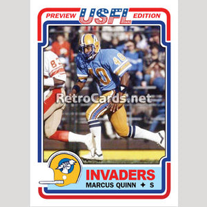 1983T Marcus Quinn Oakland Invaders