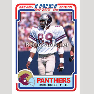 1983T Mike Cobb Michigan Panthers