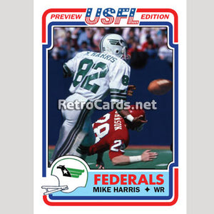 1983T Mike Harris Washington Federals