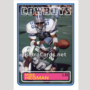 1983T Mike Hegman Dallas Cowboys