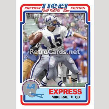 1983T Mike Rae Los Angeles Express