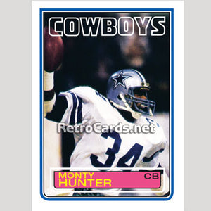 1983T Monty Hunter Dallas Cowboys