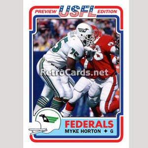 1983T Myke Horton Washington Federals