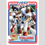 1983T Pat Phenix Birmingham Stallions