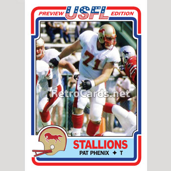 1983T Pat Phenix Birmingham Stallions