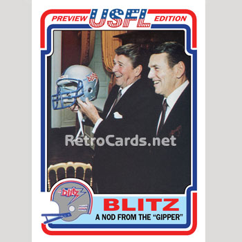 1983T USFL Preview RetroCards Set