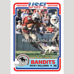 1983T Ricky Williams Tampa Bay Bandits