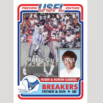 1983T Robin & Roman Gabriel Boston Breakers